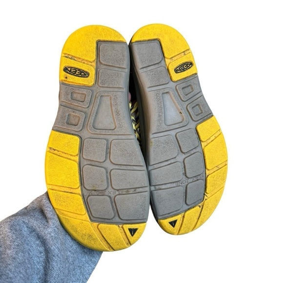 Keen Uneek Hiking Sandals Shoes Womens (Waterproof) US 7 Yellow and Gray - Picture 6 of 8